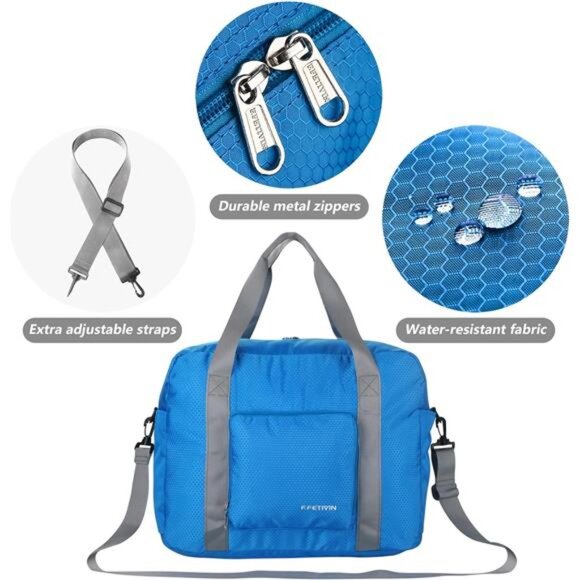 Personal item travel bag 18x14x8  Lightweight carry on ,gym bag - Picture 3 of 7